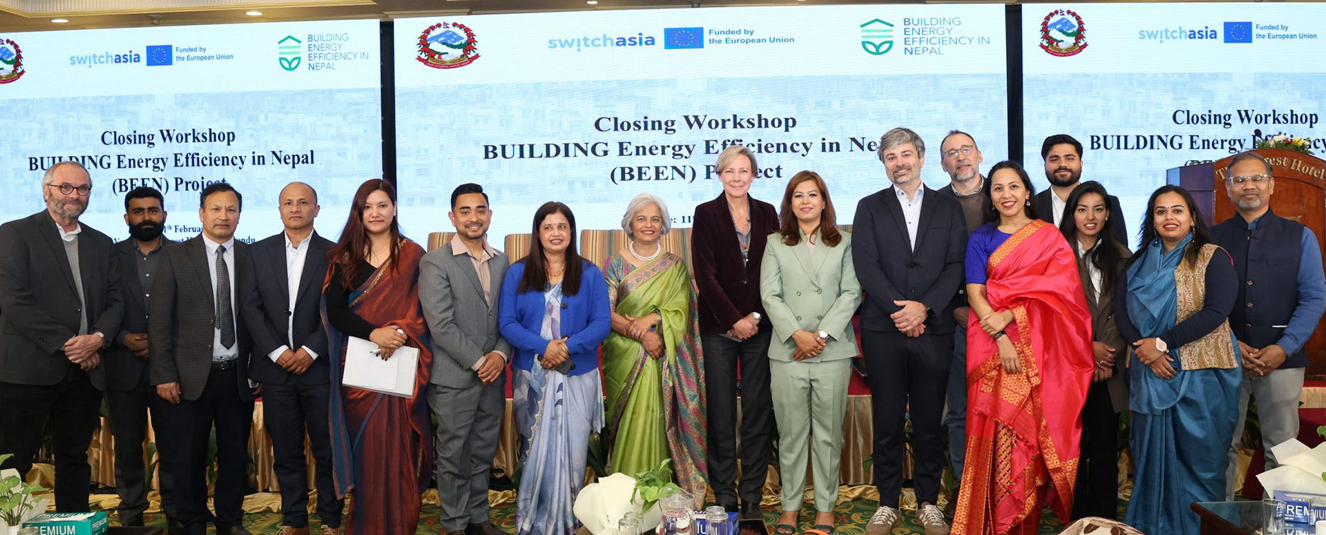 Her Excellency Veronique Lorenzo with BEEN team 